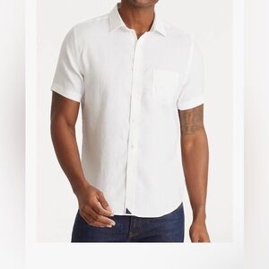 UNTUCKit Cameron Untucked Short Sleeve, Button Down Dress Shirt, XXL